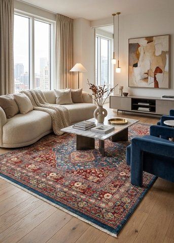 Ковер Eko Carpet Kybele KYB 05 Navy Red 80*150 KYB 05 Navy Red фото