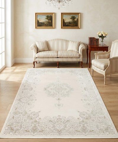 Килим Eko Carpet Palmira PLM 01 Cream Grey 160*230 80722 фото