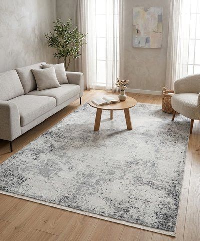 Килим Eko Carpet Lagos LGS 05 Cream Grey 80*150 LGS 05 Cream Grey фото