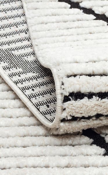 Килим Eko Carpet Terazzo TRZ 07 White Black 80*150 TRZ 07 White Black фото