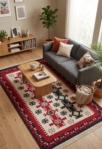 Ковер Eko Carpet Arya AR 32 Red 120*180 AR 32 Red фото