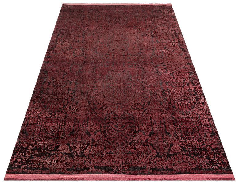 Килим Eko Carpet Cordoba DB 04 Antrasit Burgundy 80*150 DB_04_Antrasit_Burgundy фото