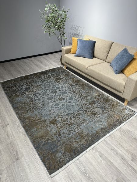 Килим Eko Carpet Agartha MC57A L.Grey 160*230 MC23L Qum Beige фото