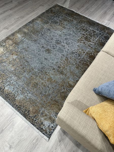 Килим Eko Carpet Agartha MC57A L.Grey 160*230 MC23L Qum Beige фото
