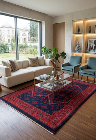 Ковер Eko Carpet Herat HER 01 Navy 160*230 HER 01 Navy  фото