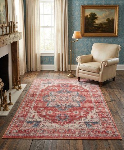 Килим Eko Carpet Elista ELS 202 Red Beige 200*290 ELS 202 Red Beige фото