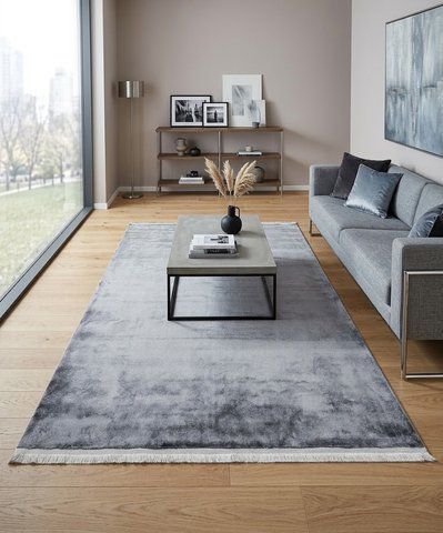 Килим Eko Carpet Velvet VT Plain Antrasit 80*150 VT_Plain_Antrasit фото
