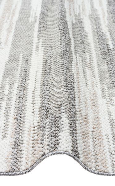 Килим Eko Carpet Motto MOT 01 Grey White 80*150 MOT 01 Grey White фото