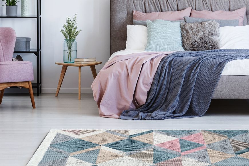 Килим Eko Carpet Arya AR 10 Blue Pink 80*150 AR-10-Blue-Pink фото