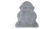 Килим Eko Carpet Mollis Single Grey шкурка 75*100 56063 фото 1