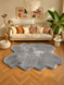 Килим Eko Carpet Mollis Quatro Grey шкурка 150*200 56065 фото 1