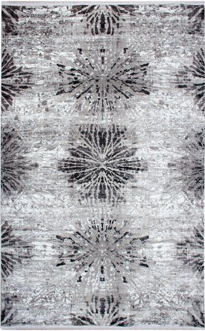 Килим Eko Carpet Porto PT 01 Grey Black 80*150 PT-01-Grey-Black фото