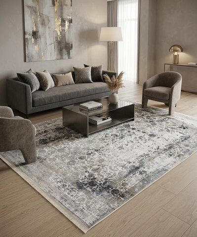 Килим Eko Carpet Fresco FS 04 Grey 80*150 FS 04 Grey фото