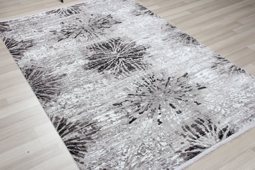 Килим Eko Carpet Porto PT 01 Grey Black 80*150 PT-01-Grey-Black фото